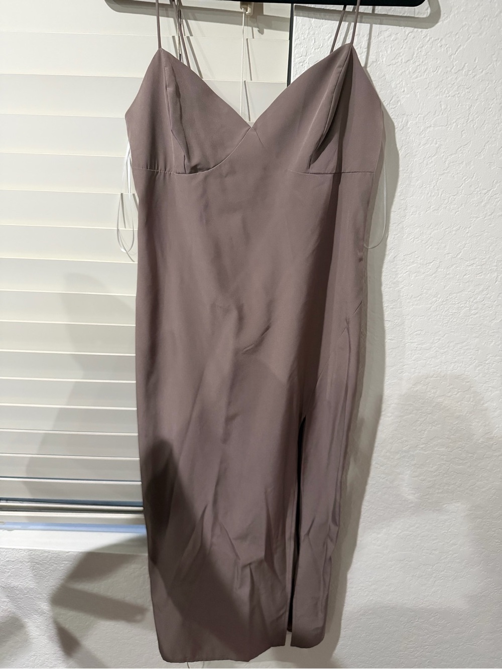 Windsor Mauve Spaghetti-Strap Midi Dress